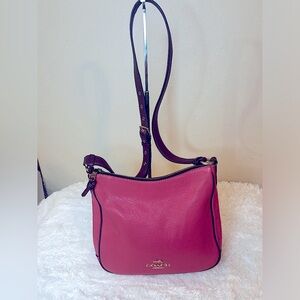 Coach Contrast Trim Ellie File Bag (Watermelon)